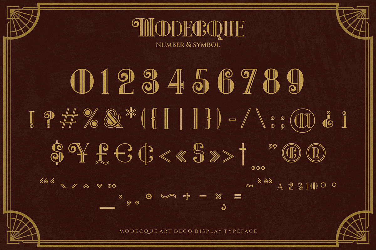 Modecque, a Font by ilhamtaro (Photo 8 of 10)