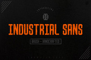 Industrial Sans, a Sans Serif Font by inumocca_type (Thumbnail 1 of 10)