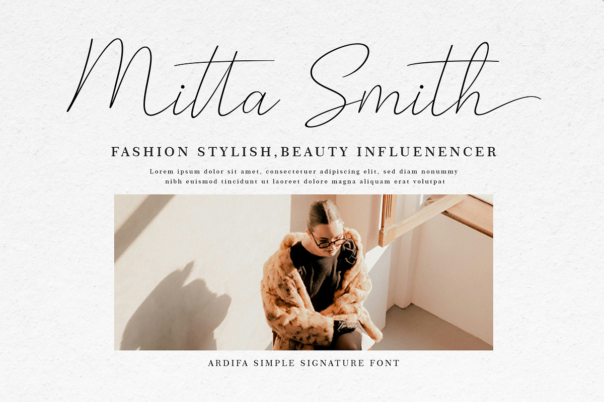 Ardifa, a Handwritten Font by Sulthan Studio (Photo 7 of 11)