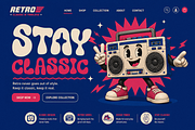 Groovy Waves - Retro Font, a Handwritten Font by figuree studio (Thumbnail 3 of 10)