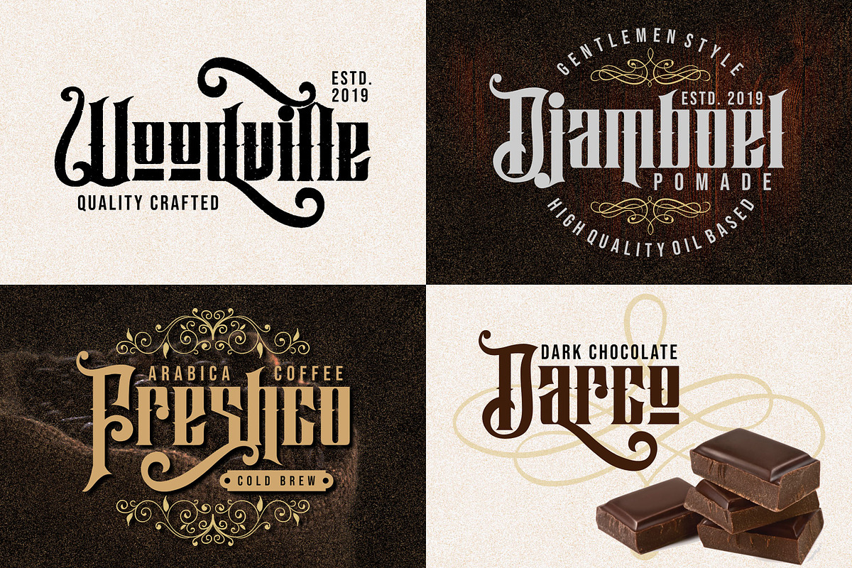 Hijrah, a Blackletter Font by Omotu Studio (Photo 3 of 13)