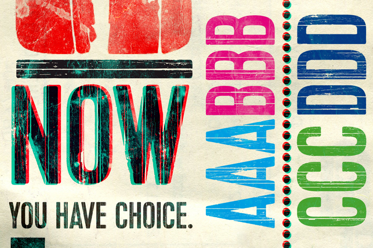 BOBBIN FONT with CIRILLIC - 50% OFF