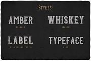 Amber Whiskey Typeface, a Symbol Font by VozzyStock (Thumbnail 4 of 5)
