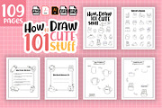 How to Draw 101 Cute Stuff for Kids, a Marketing Template by Coco Bloom (Thumbnail 3 of 3)
