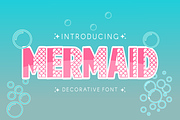 Mermaid - Cartoon Font Types, a Font by KiddoGlyphs Studio (Thumbnail 1 of 7)