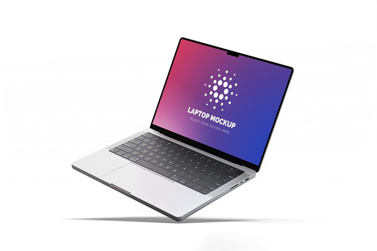 Realistic Laptop Mockup, a Mac Mockup by Graphic Deal (Photo 5 of 7)