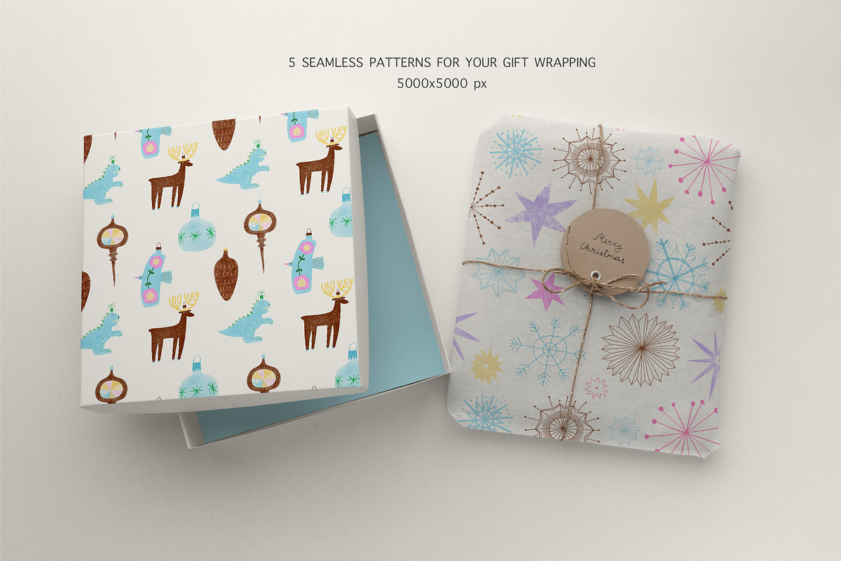 Christmas Festive Gang, a Seasonal Illustration by Annakniaz (Photo 7 of 15)