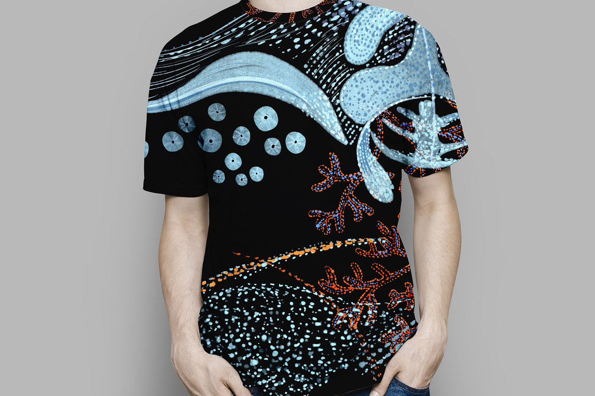 UNDERWATER / SPACE PATTERNS, a Pattern Graphic by ANAKOTO (Photo 4 of 17)