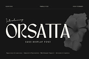 Orsatta - Display Font, a Sans Serif Font by twinstd (Thumbnail 1 of 7)