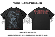 Premium Tee Mockup Editable Psd, a Shirt Mockup by std.badboy (Thumbnail 1 of 4)
