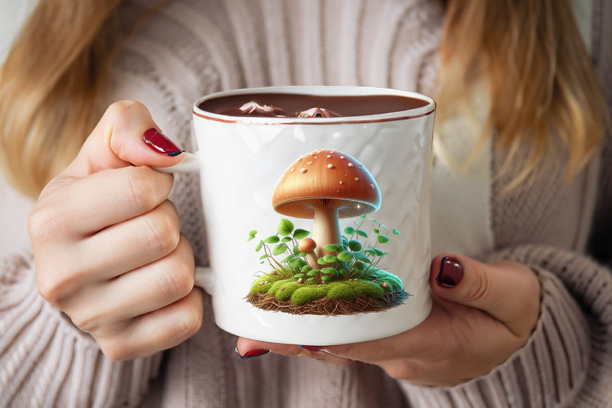 Edible Mushrooms Sublimation Clipart, an Illustration by SVGArt (Photo 3 of 8)