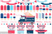 Ice Cream Party, Ice Cream Truck, an Illustration by Mia's Graphic Design (Thumbnail 5 of 9)