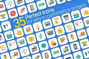 E-Commerce vector icon set, an Icon by Themefisher (Thumbnail 1 of 3)
