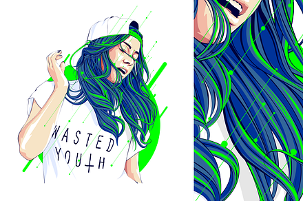 Blue Hair