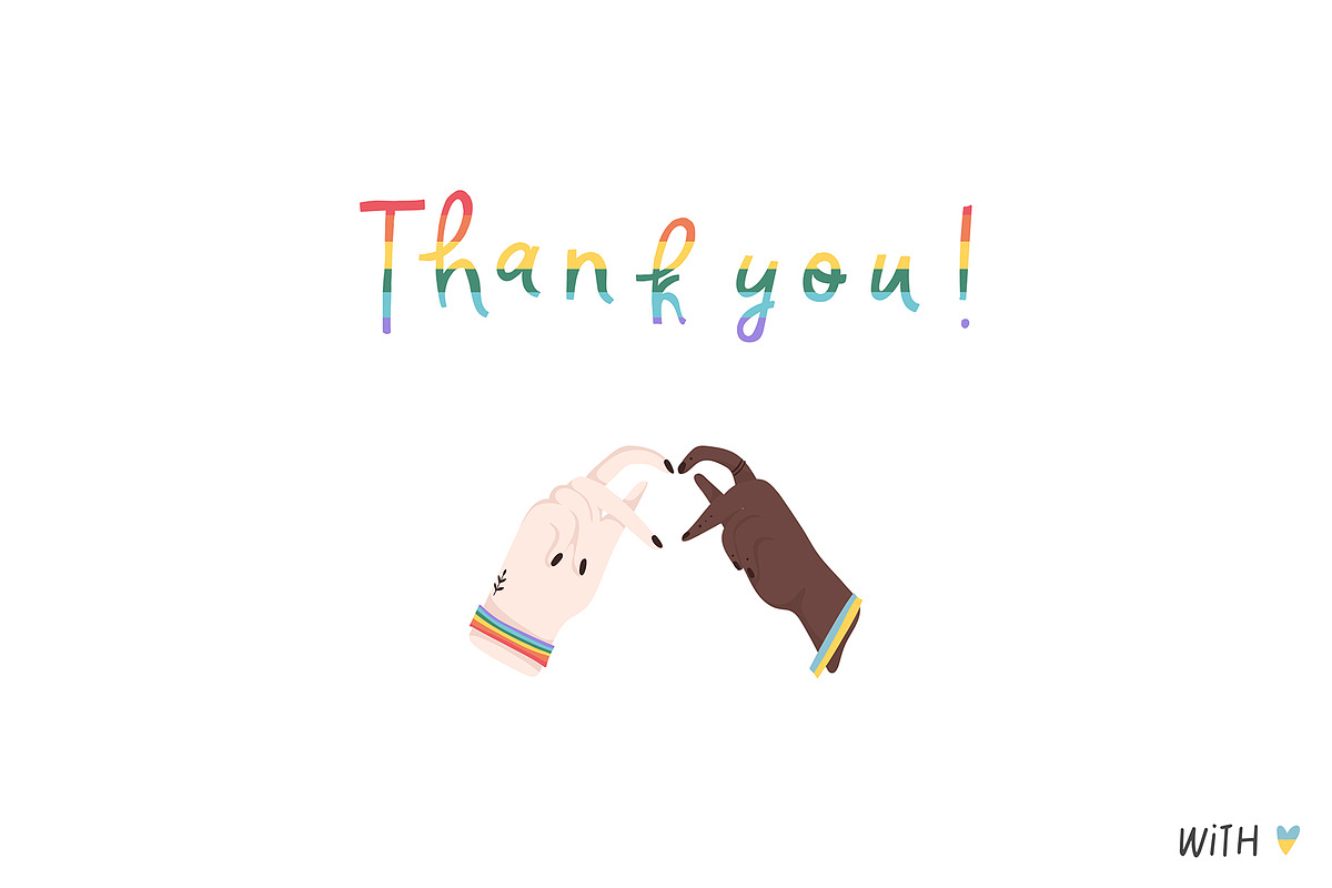 Gay Pride illustrations set Vol. 2, a Person Illustration by Cute Atelier (Photo 13 of 13)
