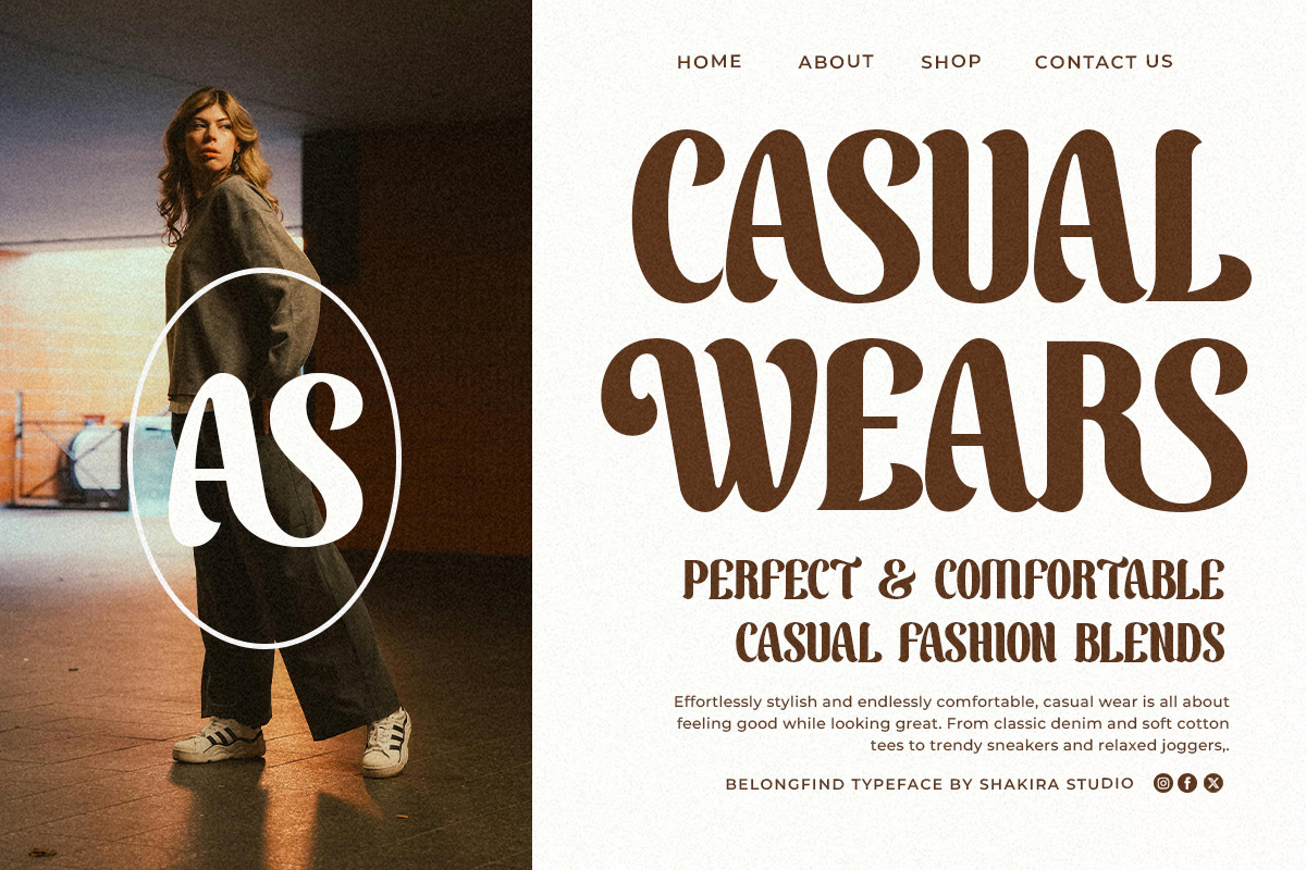 BelongFind - Display Serif, a Serif Font by Shakira Studio (Photo 4 of 10)