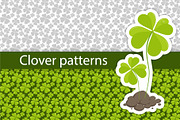 Clover Pattern & Vector Illustration, a Pattern Graphic by Plaid4You (Thumbnail 1 of 6)