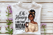Leopard Mama Mothers Day Coffee Mom, a Seasonal Illustration by Sublimation Artist (Thumbnail 3 of 9)