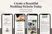 Minimal Wedding Website Invitation, a Landing Page Template by Everyday Perfection (Thumbnail 8 of 8)