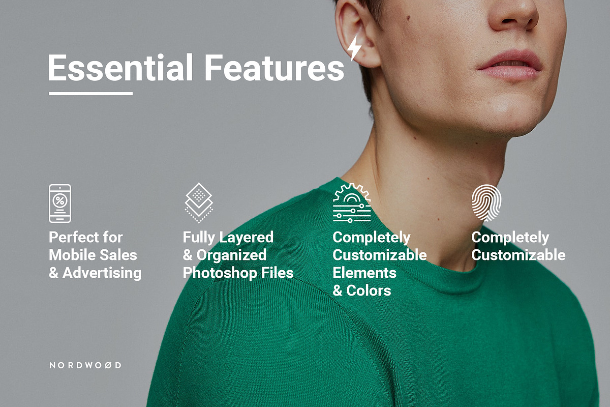 QUE - Fashion & Retail Social Media, a Social Media Template by NordWood (Photo 3 of 8)
