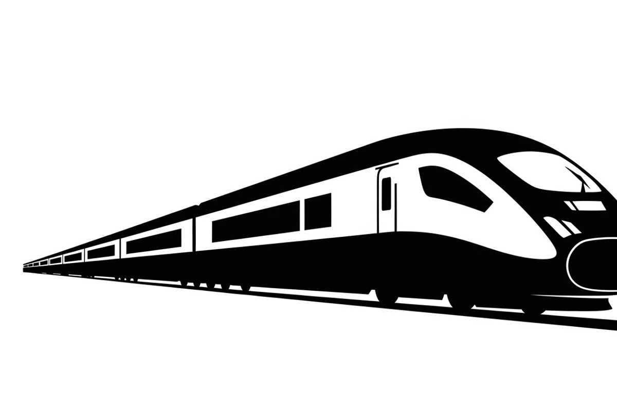train transport silhouettes, an Illustration by Amazin_art (Photo 21 of 31)