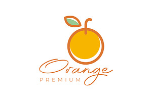 orange fruit fresh simple logo, a Branding & Logo Template by devastd