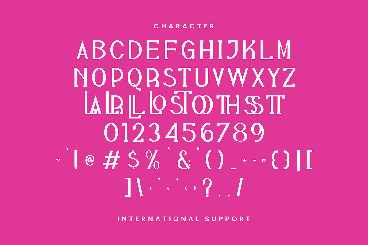 Lumidtz Sans Serif Display Font, a Sans Serif Font by Maulana Creative (Photo 4 of 7)
