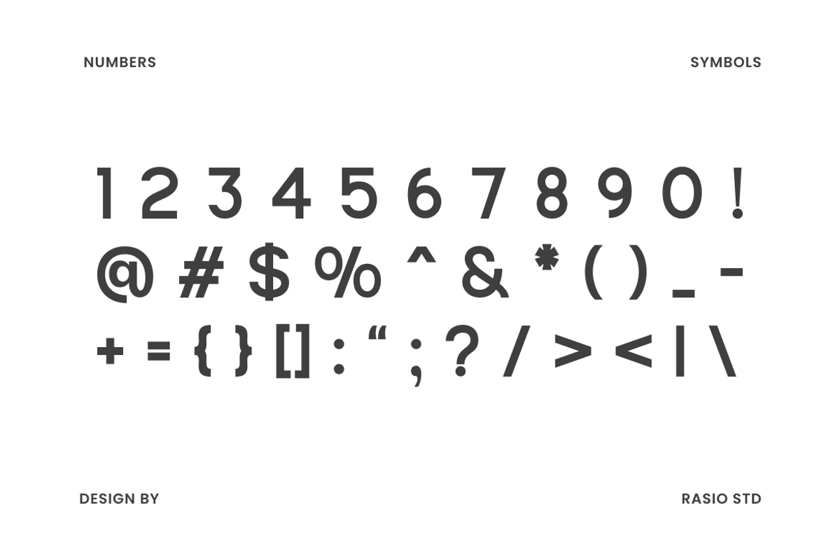 Bedbag Modern Geometric Sans Font, a Sans Serif Font by Rasio Studio (Photo 3 of 9)