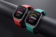 Smart Watch Mockup, a Wearable Device Mockup by Artlogs (Thumbnail 2 of 4)