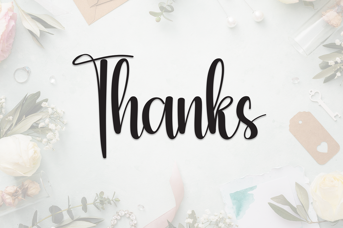 Hello Wedding | Script Font, a Handwritten Font by Scratchones (Photo 9 of 9)
