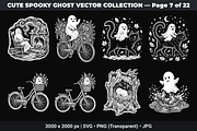 Cute Ghost SVG Bundle Vol - 01, an Object Graphic by XPERTDESIGNER (Thumbnail 18 of 21)