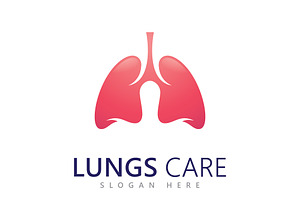 lungs logo icon vector illustration, a Branding & Logo Template by T.Vooka