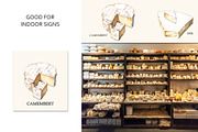 BRIE CAMEMBERT CHEESE WATERCOLOR, a Food Illustration by wedraw (Thumbnail 4 of 7)