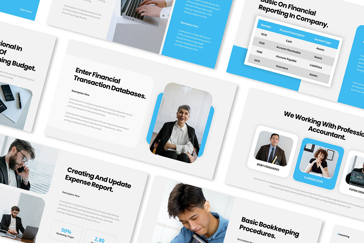 Accounting Assistant Powerpoint Pres, a Presentation Template by Formatika Studio