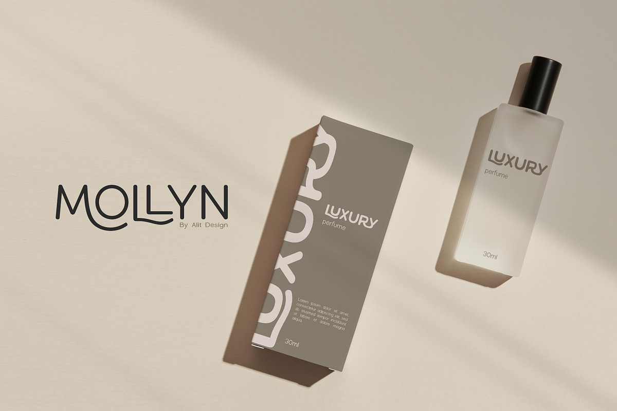 Mollyn Typeface, a Sans Serif Font by alit design (Photo 9 of 17)