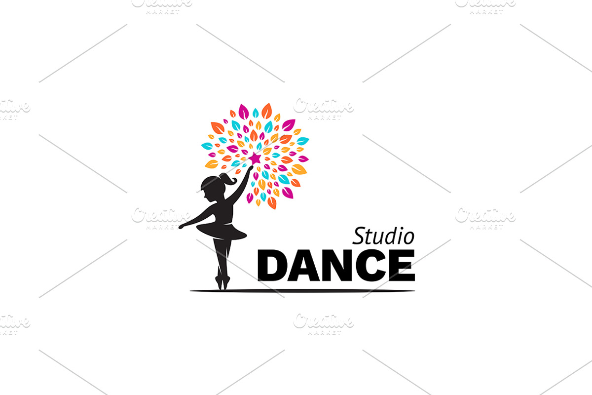Dance Studio Logo Template, a Branding & Logo Template by tetiana.svirska (Photo 1 of 4)