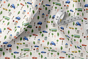 Kids Cars, Dots Seamless Pattern Set, a Pattern Graphic by Oksana Dovhopol Art (Thumbnail 4 of 15)