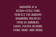 Daxokur - Retro Serif Font, a Slab Serif Font by Iqsiart Studio (Thumbnail 5 of 7)