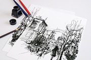 Artist and creative mockup set, a Pens & Pencil Mockup by INTERARTIVITY (Thumbnail 18 of 25)