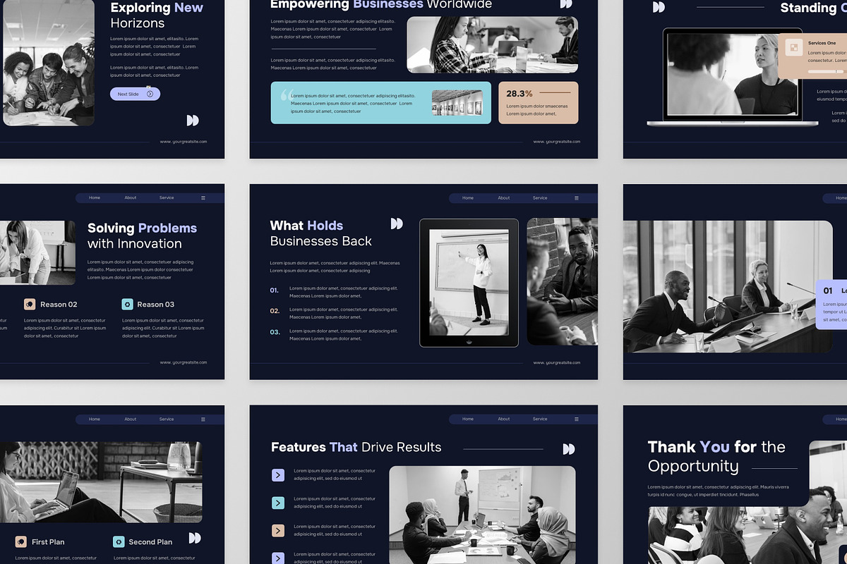 Business Selling Keynote Template preview 6