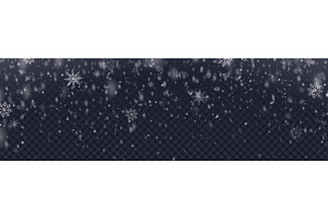 Winter snow overlay with falling, a Texture Illustration by art PVP - market