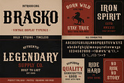 Brasko - Vintage Display Font, a Serif Font by Pitchlook.Studio (Thumbnail 2 of 4)