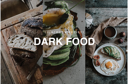 DARK FOOD LIGHTROOM PRESETS