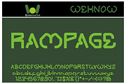 zooming track font, a Font by weknow (Thumbnail 5 of 5)