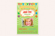 Kids Birthday Party Flyer - Vol 02, a Flyer Template by Sargatal (Thumbnail 4 of 7)