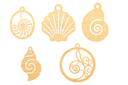 30 Coastal Earrings Laser Cut SVG, an Object Graphic by DreamCafeArt (Thumbnail 7 of 7)