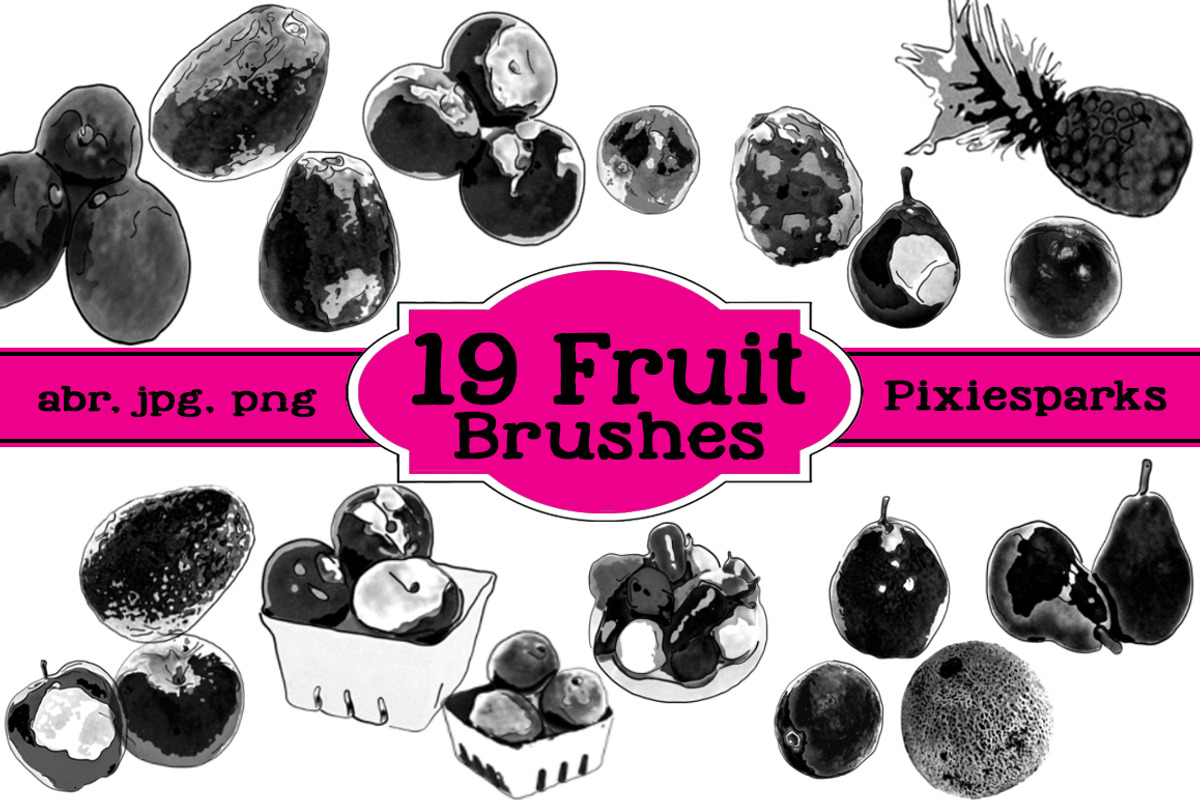 Fruit Brushes - Vol 1, a Brush Add-On by PixieSparks (Photo 1 of 5)