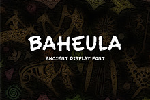 Baheula - Grunge Old Font