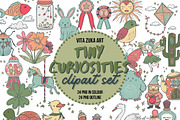 Tiny Curiosities Whimsical Clipart, an Illustration by Vita Zuka Art (Thumbnail 1 of 8)