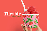 Strawberry Seamless Pattern, a Pattern Graphic by Dawnside Graphic (Thumbnail 4 of 5)